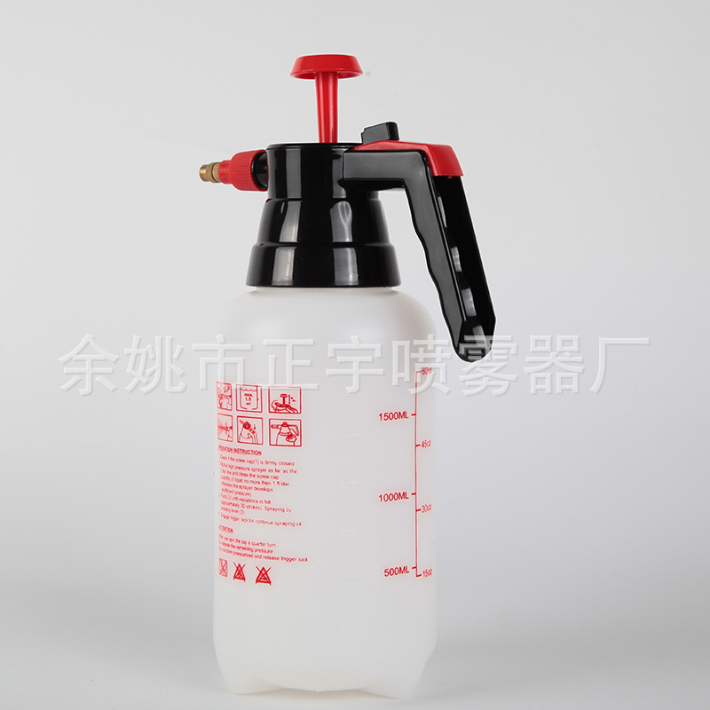Máy phun nhiên liệu bằng áp suất tay làm vườn máy phun nhựa 1.5 L-capacity chai phun áp suất cao