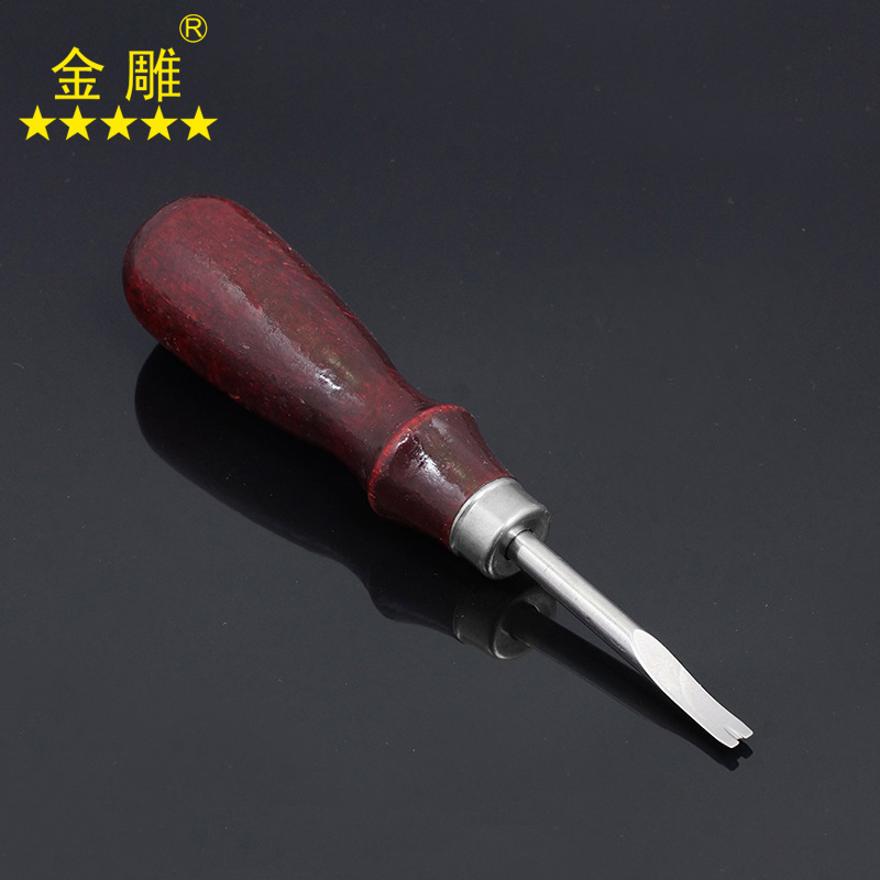 Gold slicing edger hand-made DIY leather tool skin skin scribbles and blade repairer