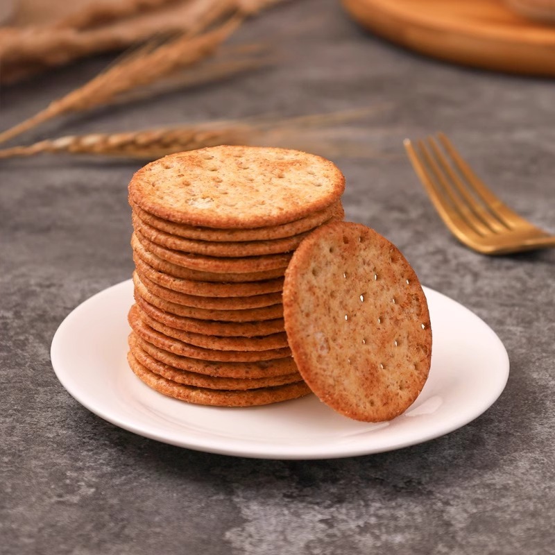 Bánh quy Soda Biando Barcracks 330g dinh dưỡng thô cho bữa sáng văn phòng giải trí