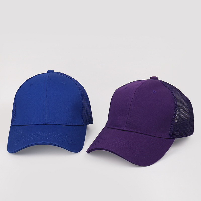 Pure mesh baseball caps. Summer sun-fishing hats. New cotton-covered duck tongue caps.
