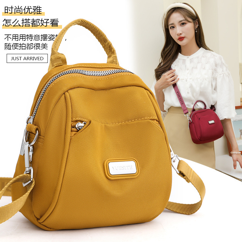 Multi-purpose one-shoulder handbags lighten up water-proof nylon bag-leave Ms. Double-shouldered fashion student bag