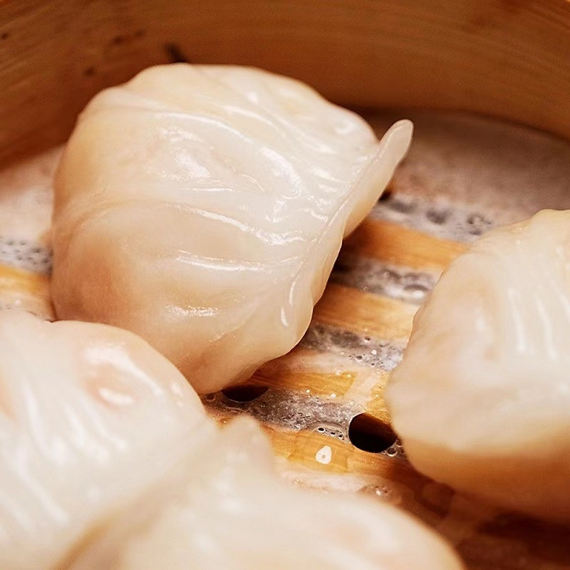 25g 결정 새우 만두 (작은) 냉장 된 넓은 항구 스낵 식품 아침 반 완성