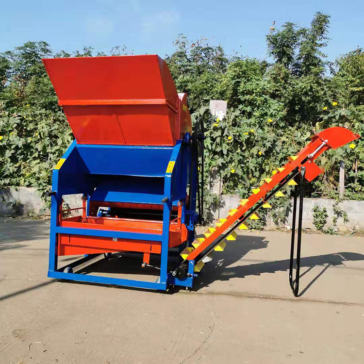 Peanut picker, two-use peanut picker, separate dry and wet, two automatic bags of wood and electricity