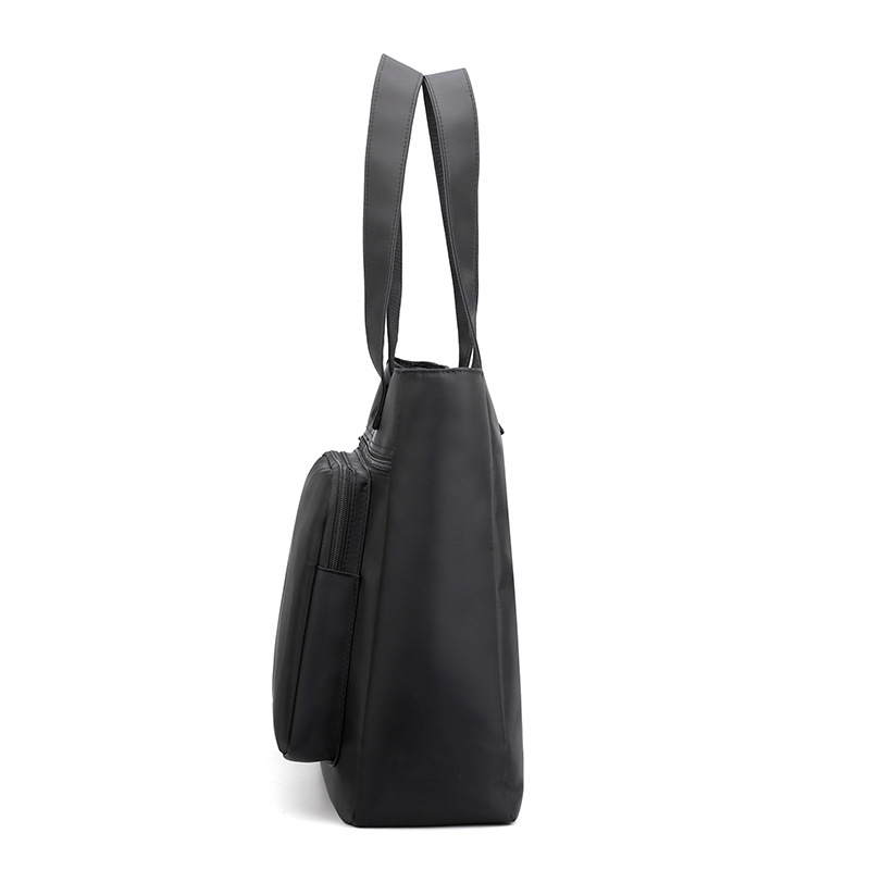 A large-capacity man's one-shoulder backpack is light and waterproof.