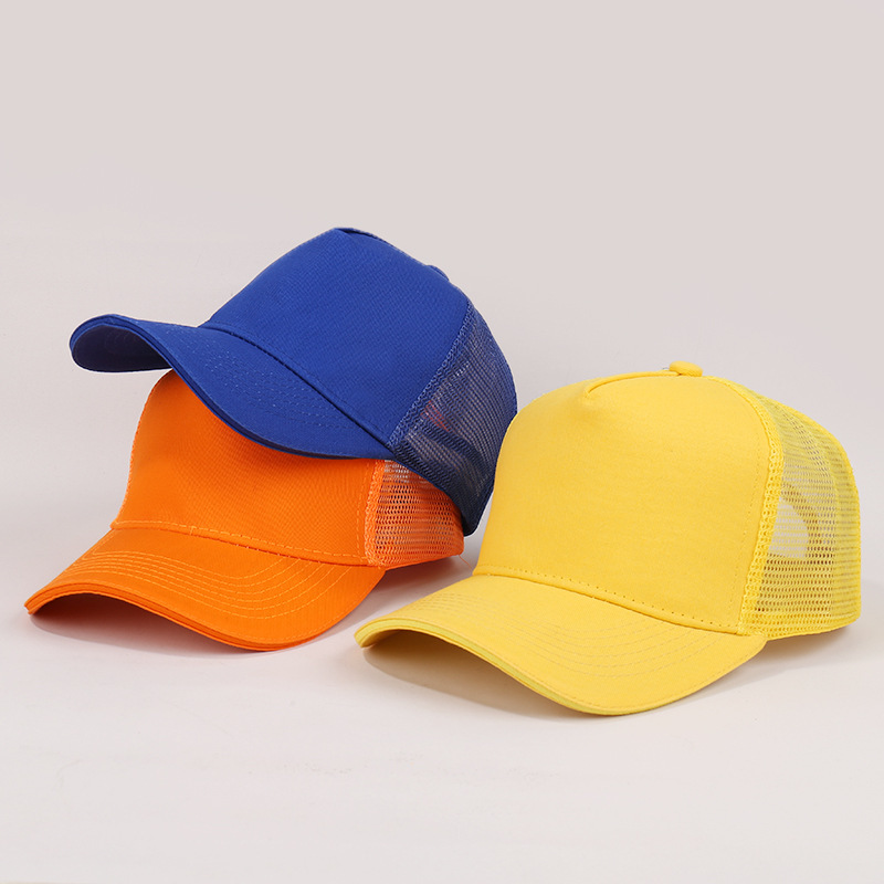 Summer air-traffic cap, male outdoor sunscreen, five-colored net baseball caps.