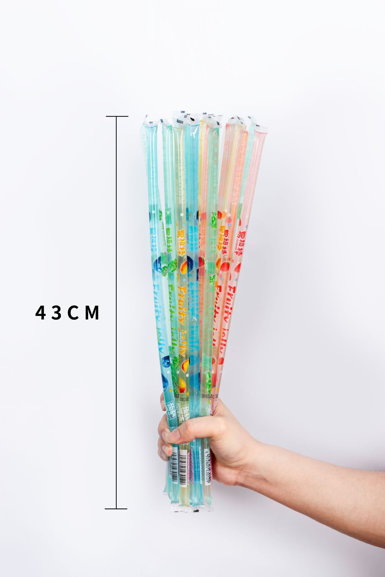 Fruit Jelly, super long fruit-flavored jelly.