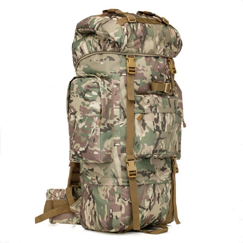 65L Outdoor Landing Package Waterproof Travelers Men and Women Two Shoulder Wrestlings Military Wrestling Snatcher Constellation Tactical Large Capacity Rack