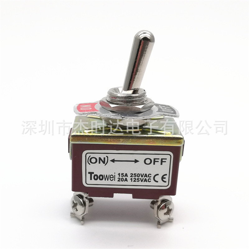 T702FW is too typhus, 4-foot-2 reset switch (ON)-OFFF Toowei button switch point switch
