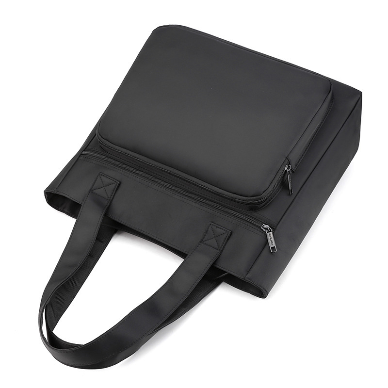 A large-capacity man's one-shoulder backpack is light and waterproof.