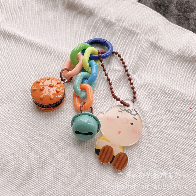 Hàng nóng của Omer Snopy Charlie chìa khóa túi khíd điện thoại được trang trí dễ thương.