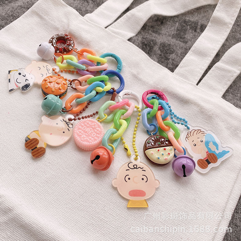 Hàng nóng của Omer Snopy Charlie chìa khóa túi khíd điện thoại được trang trí dễ thương.