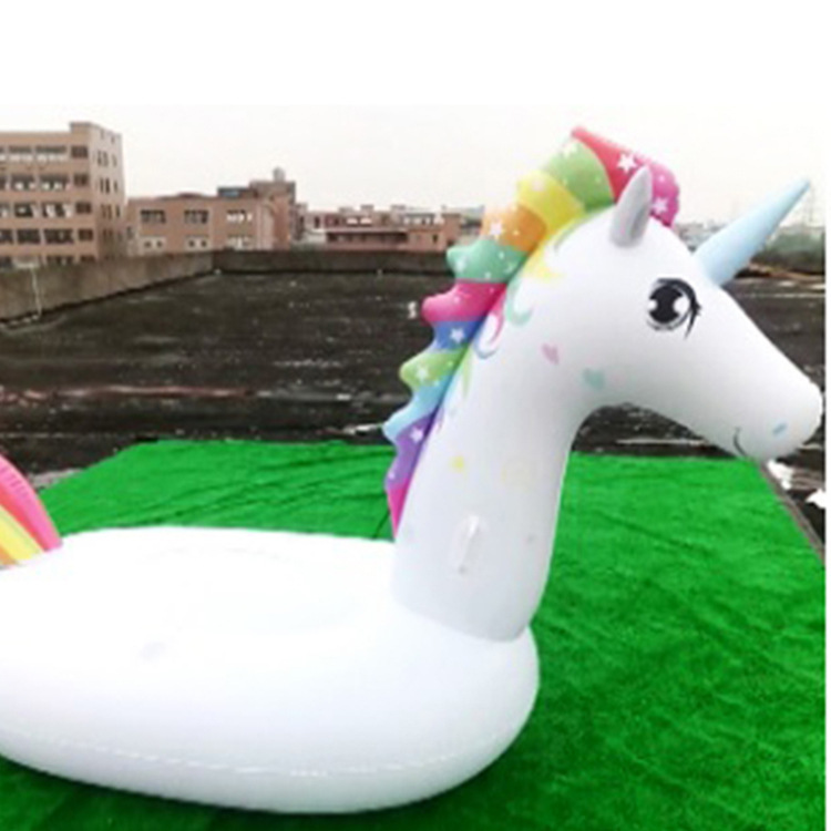 The factory supplies the pvc cartoon stars, the unicorn floats the chair, and it's necessary to play in the summer.