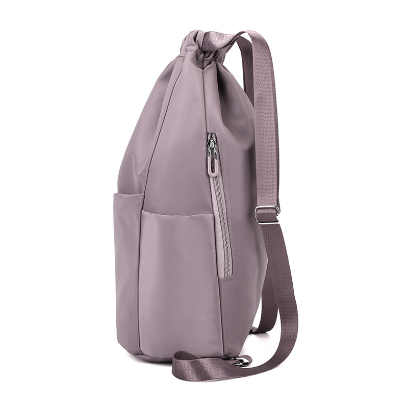 The new double-shoulder-packed leisure lady travel bag with light waterproof nylon packs of students' bags.