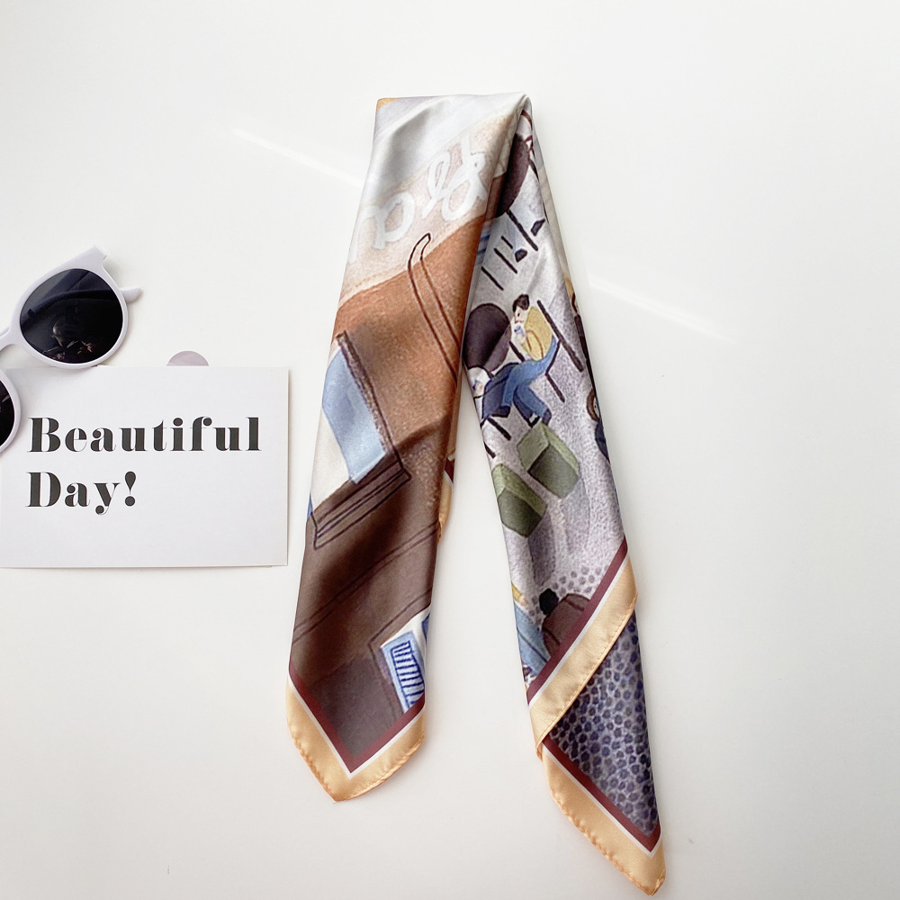 Cross-border foreign trade scarf girl.