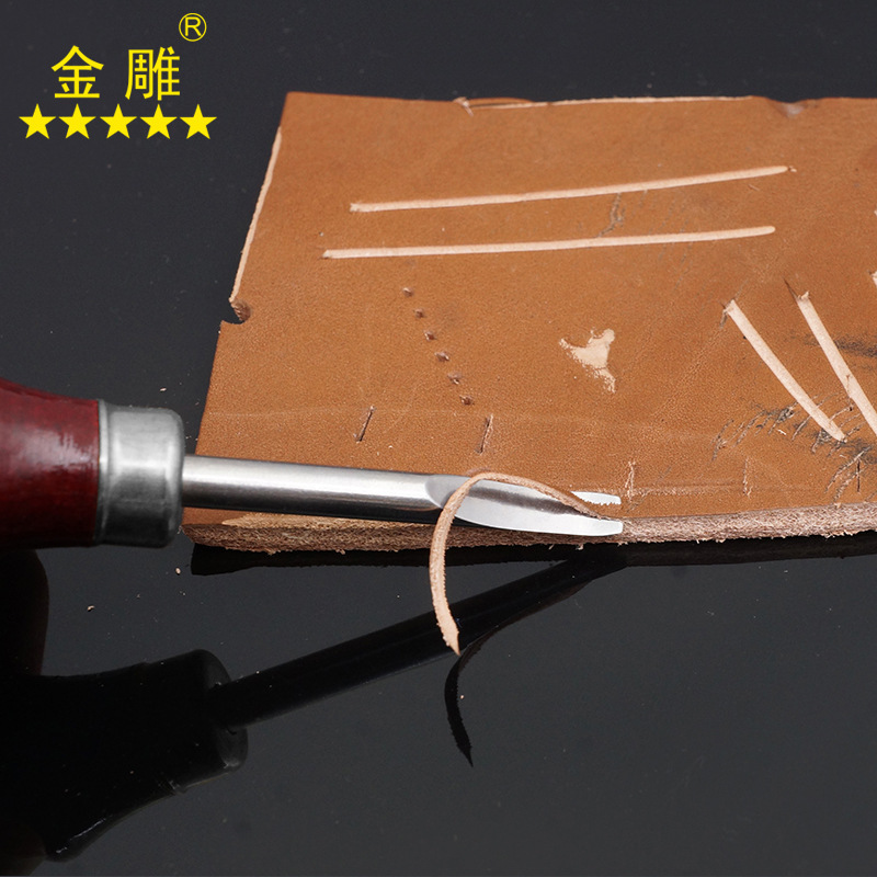 Gold slicing edger hand-made DIY leather tool skin skin scribbles and blade repairer