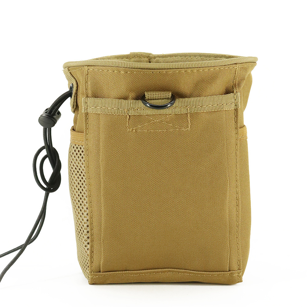 Molle's little recycling bag, a tactical multi-purpose waist bag, an outdoor-coloured kettle bag with a groceries bag.