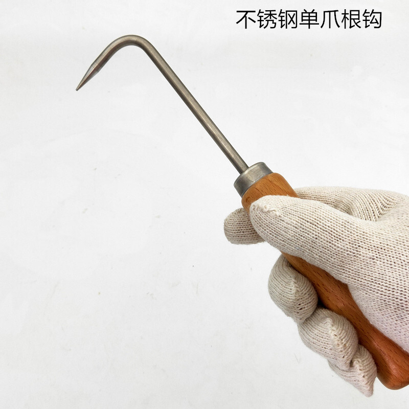 Những cái móc bằng thép không rỉ, móc cỏ, nĩa đất lỏng lẻo, những dụng cụ làm vườn, những cái móc bảo tồn tầm nhìn.