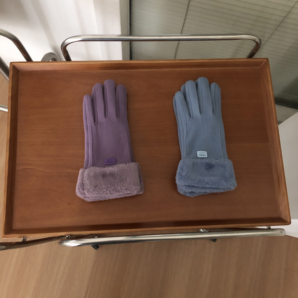 2023 new warm gloves for the winter, soft and velvet.