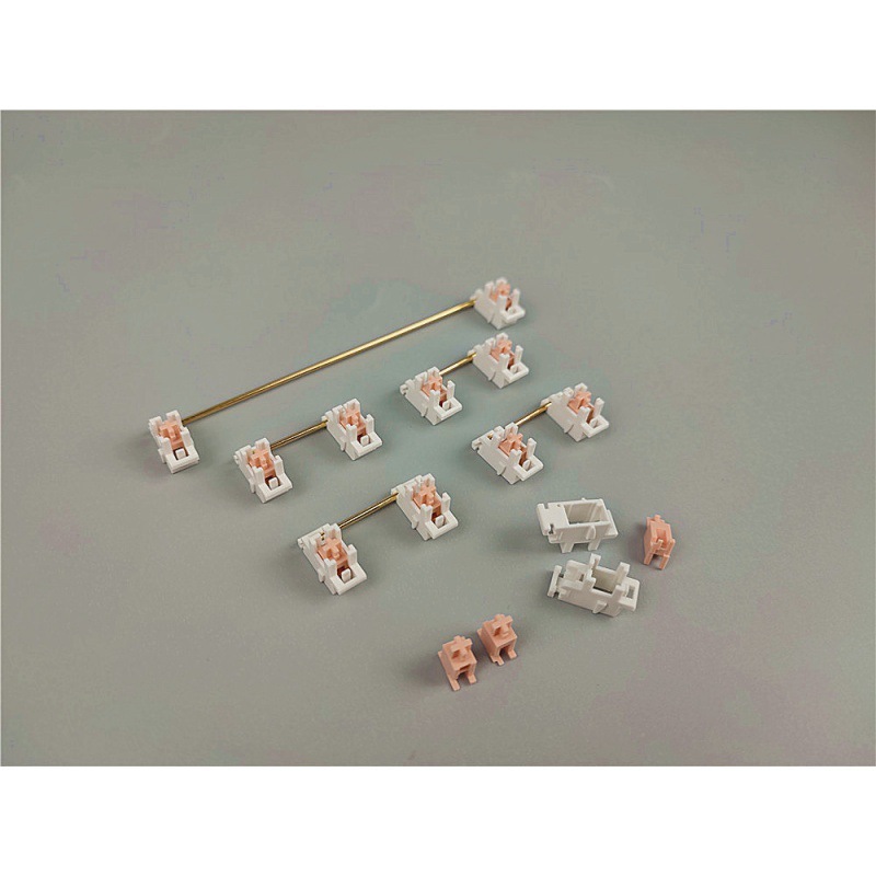 Các nhà máy bàn phím cơ bản đầu tiên tại vệ tinh kim loại East Shore pcb thay thế các dây thép 6.25U chìa khóa không gian 2X hai màu