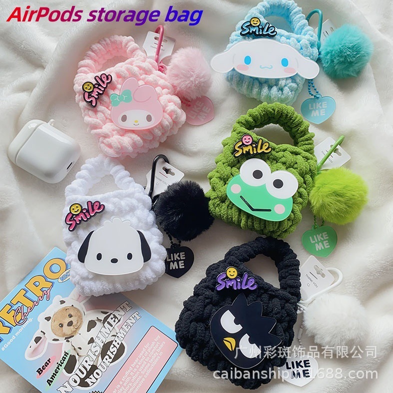 Bộ tai nghe của cặp tai nghe AirPods của cô gái Nhật.