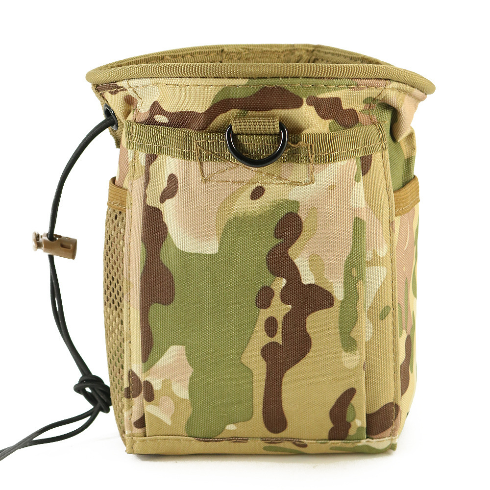 Molle's little recycling bag, a tactical multi-purpose waist bag, an outdoor-coloured kettle bag with a groceries bag.