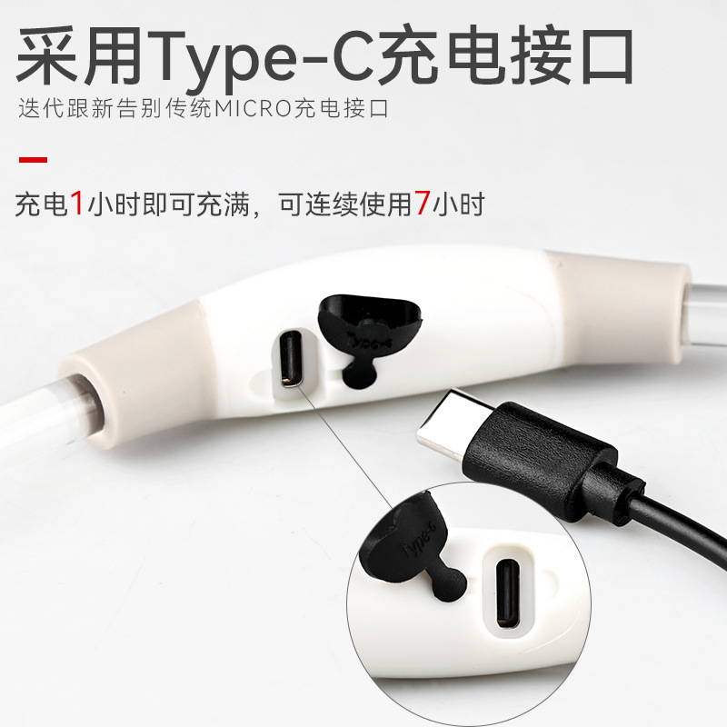Đèn LED thú cưng đeo vòng cổ tỏa sáng loại c-c nạp chống thấm nước chó tròn xe chống tai nạn chó vòng cổ đêm đèn