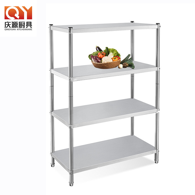 Nhà bếp thép chất lượng cao không gỉ, giá kim loại đa tầng dễ dàng phù hợp với tủ trà phòng kho