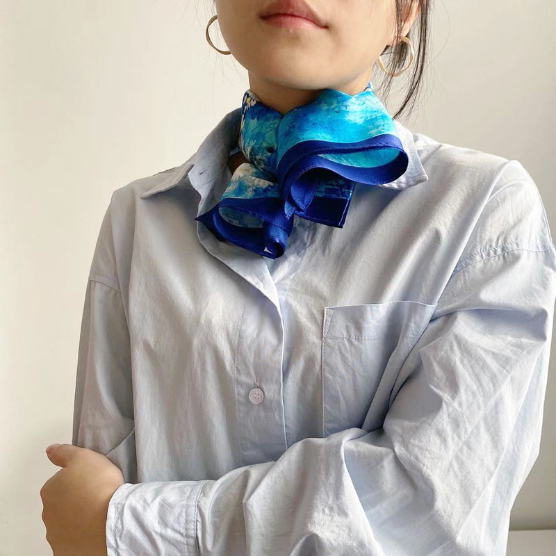 A nice silk scarf and a nice Chinese gift for a silk scarf.