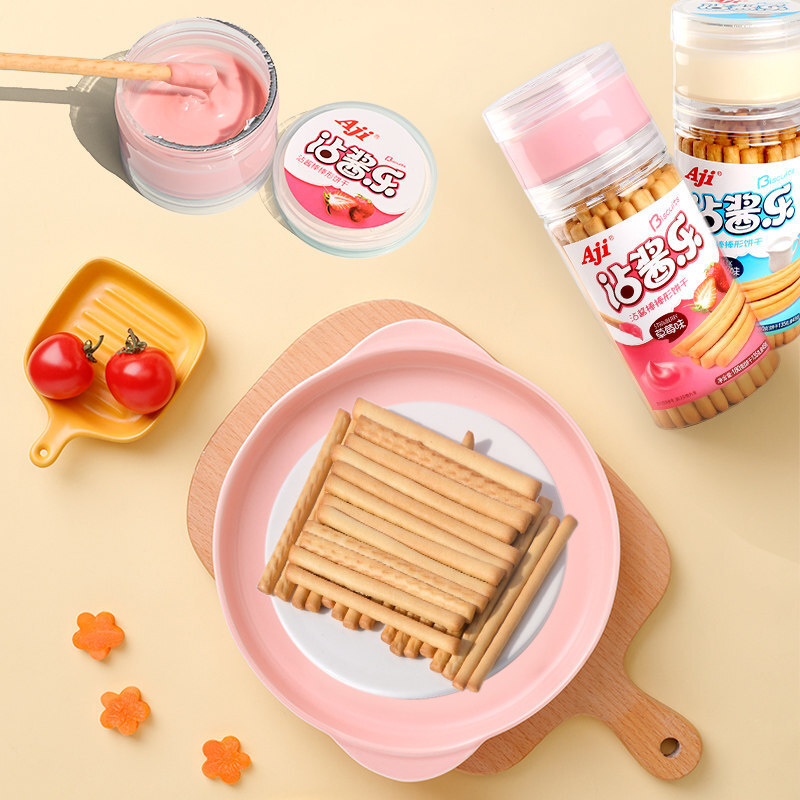 Aji, với nước sốt và sữa, với những mẩu vụn và sô cô la với những mảnh vụn và vụn bánh mì và đồ ăn vặt. 180g