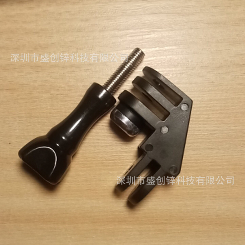 Ứng dụng phụ tùng GOPRO cho nút Quay Tiểu Bình 90 độ dọc trên nút xoay