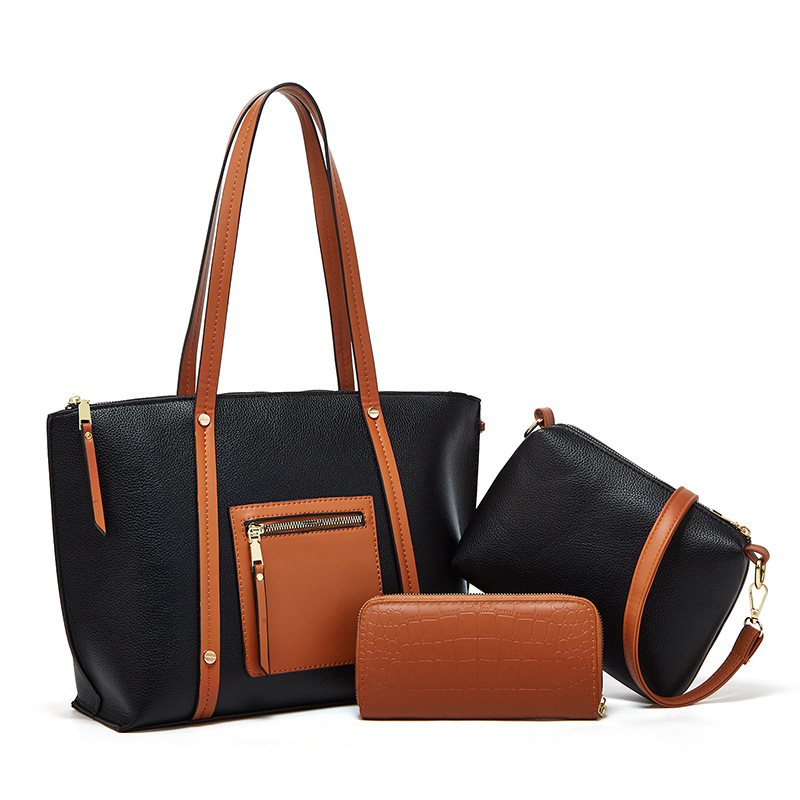 The new 2024, cross-border girl bag is old-fashioned, single-shouldered, mother-skinned.