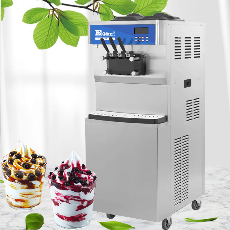BKN-B46 new commercial ice cream-freeze ice cream machine, milk and tea store frosting machine