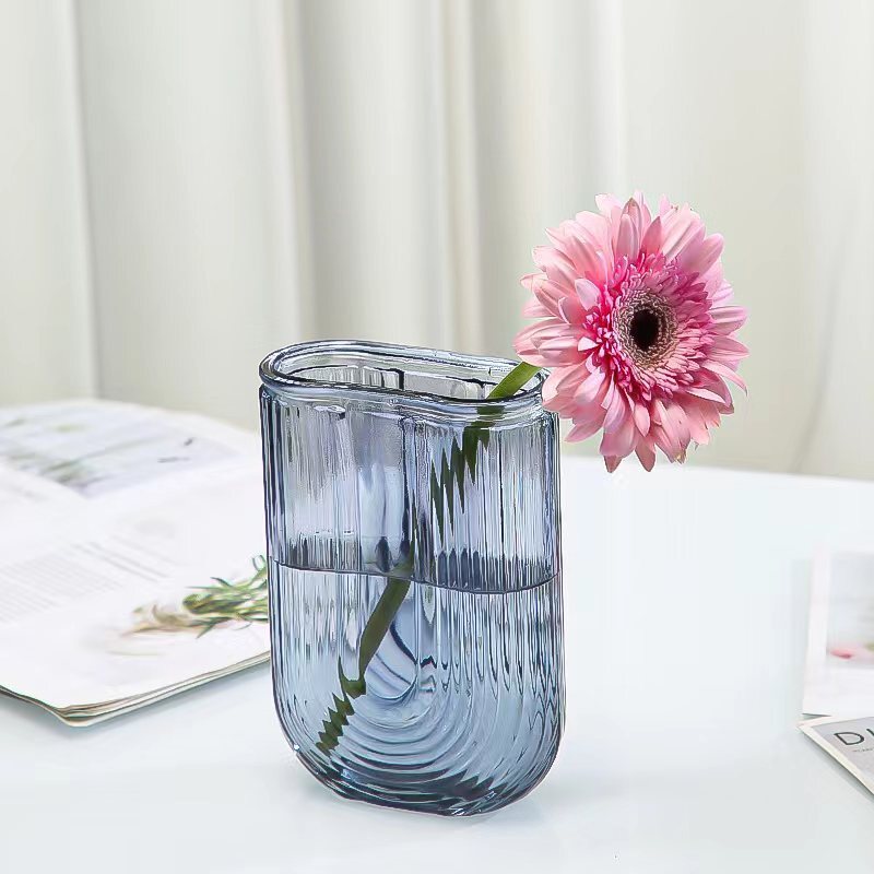 Nước hoa Redinspho cho phòng khách xanh lá cây trang trí, chai thủy tinh trong suốt
