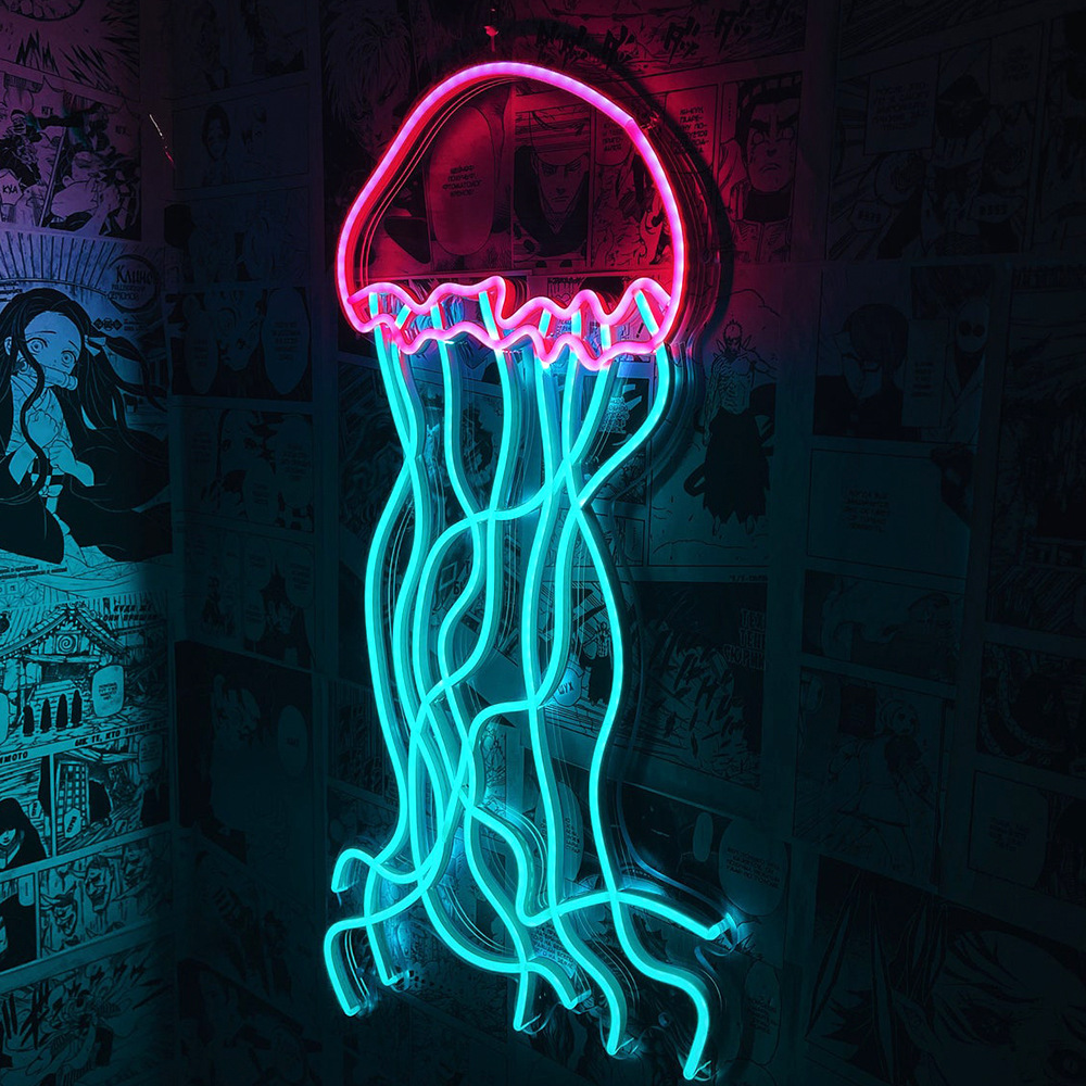 Tùy chỉnh Akreled Neon Maison Lighted Bed Room Trang trí Lighted Ocean Hall cho thương mại nước ngoài