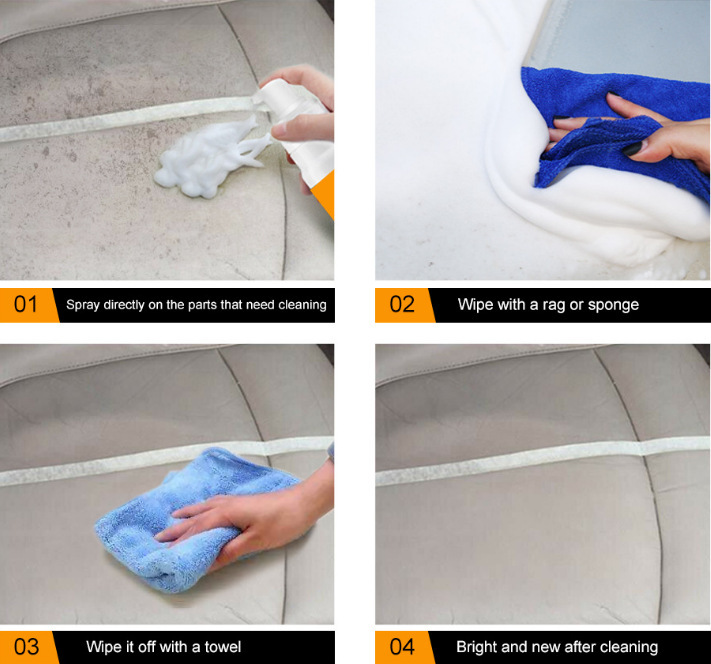 All-powerful multi-purpose foam cleaning agent.