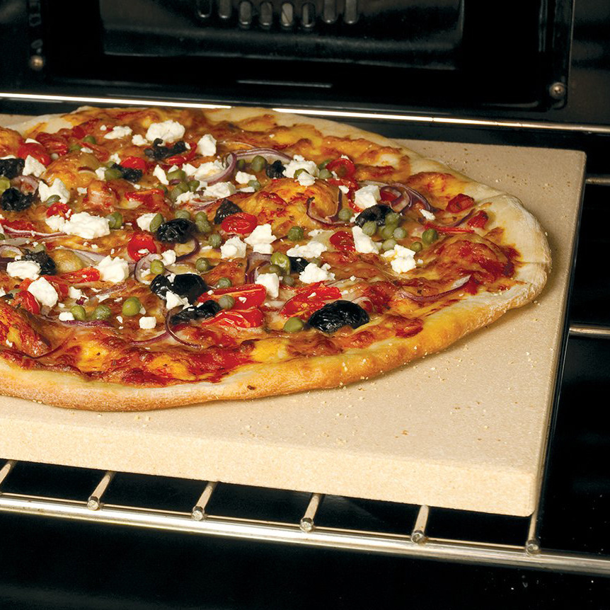 Bánh nướng nướng với bánh Pizza nướng chín 15 inch.