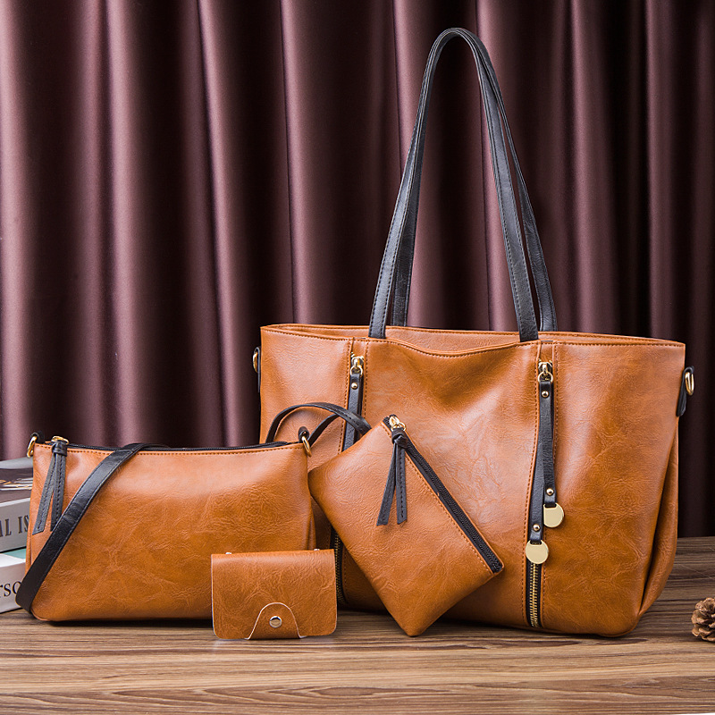 Four pairs of a new 2024 U.S. Fashion kit, four-season handbags, one-shouldered cross-pack.