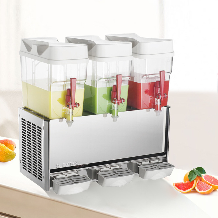 Script 18L commercial single-cylinder three-cylinder cooler that produces fruit grain juice.