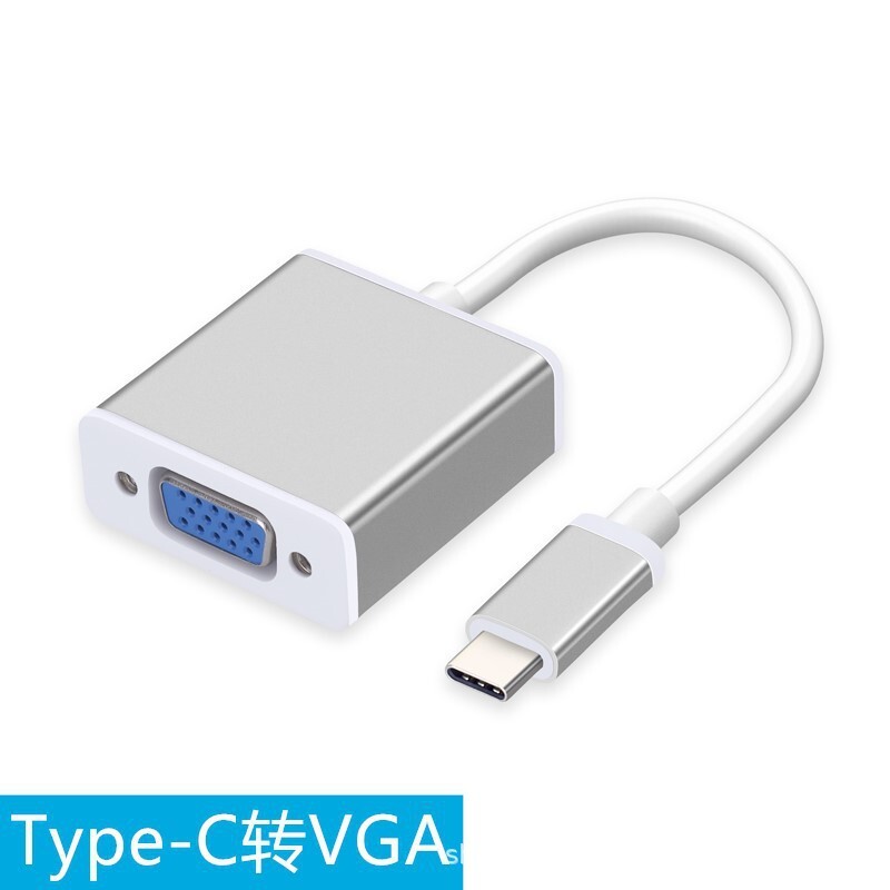 Type-C computer off-line monitor to vga video projector 4K high-resolution converter