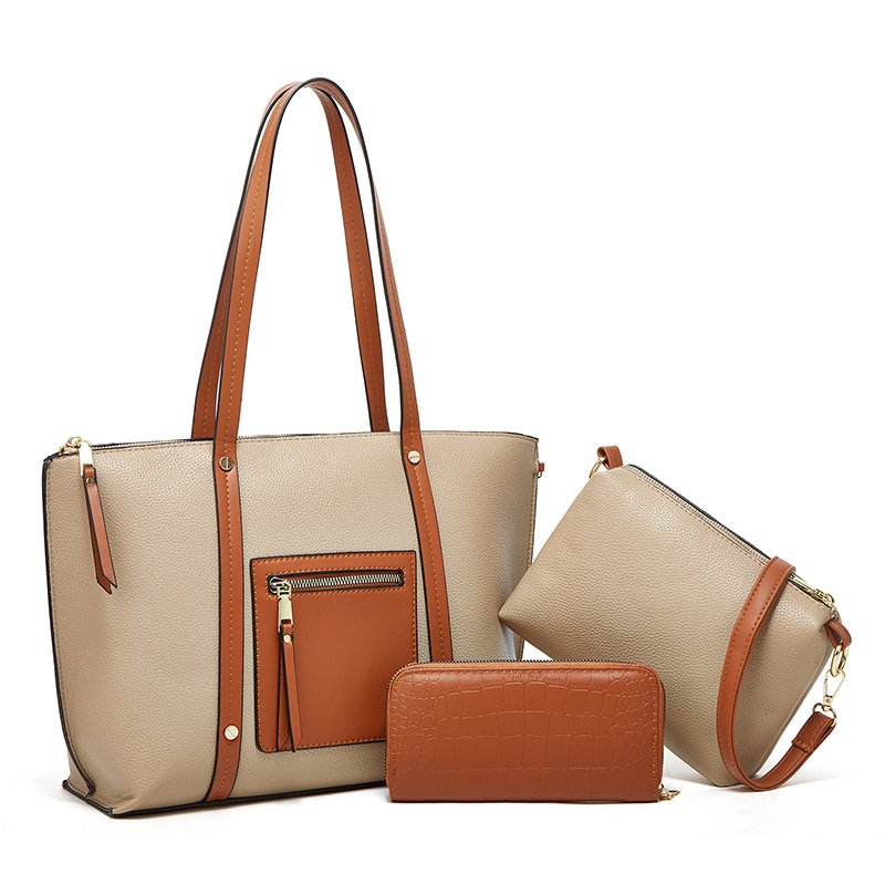 The new 2024, cross-border girl bag is old-fashioned, single-shouldered, mother-skinned.