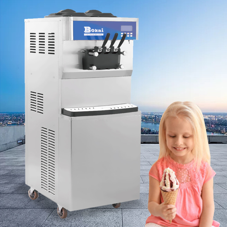 BKN-B46 new commercial ice cream-freeze ice cream machine, milk and tea store frosting machine