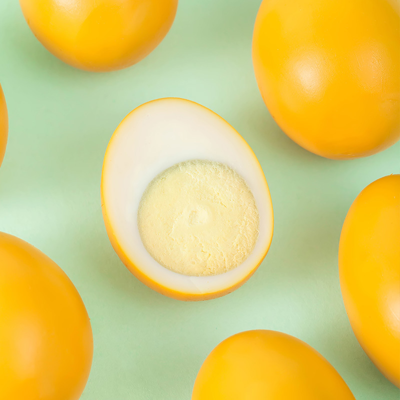 Scrambling to customize formulations to customize small, leisurely salted eggs