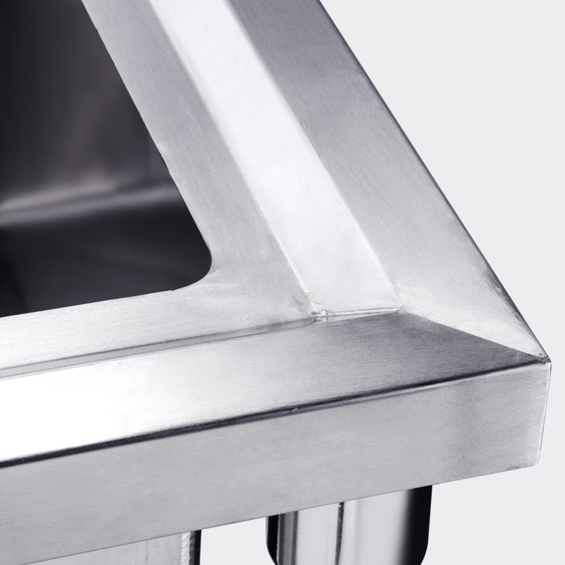 Xe tăng thép không gỉ và dày, rửa bồn rửa bồn rửa chén không đóng băng.