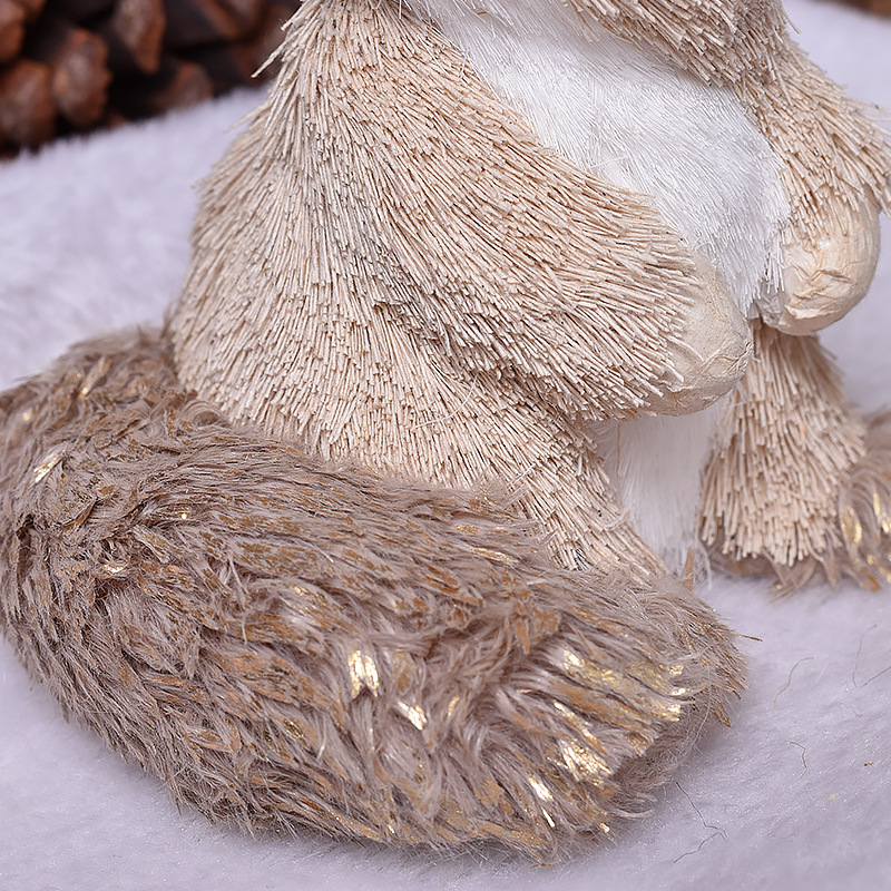 Cross-border, Christmas decorations, botched, natural squirrel dolls, Christmas presents.