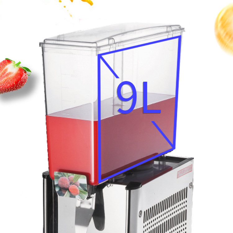 Script 9L juicer commercial two-cool two-cool juicer three-cool drinker, milk and tea store chiller