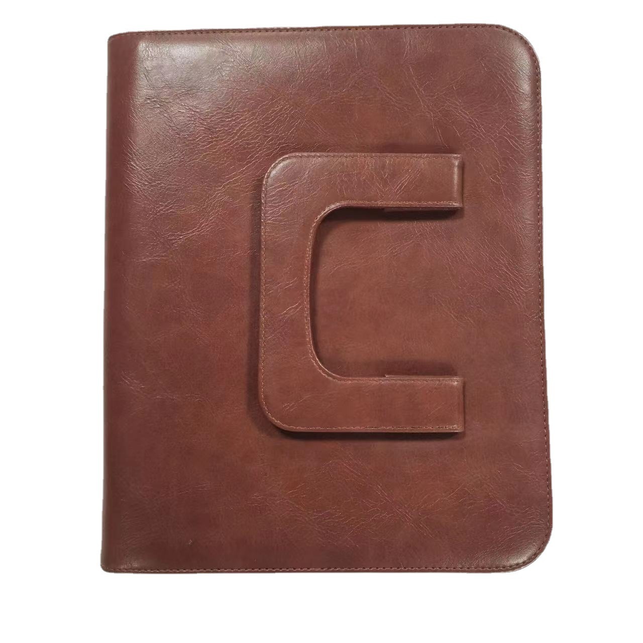 Plant custom, new coloured portable folders, leather file receipt manager's folder, which can be added to LOGO