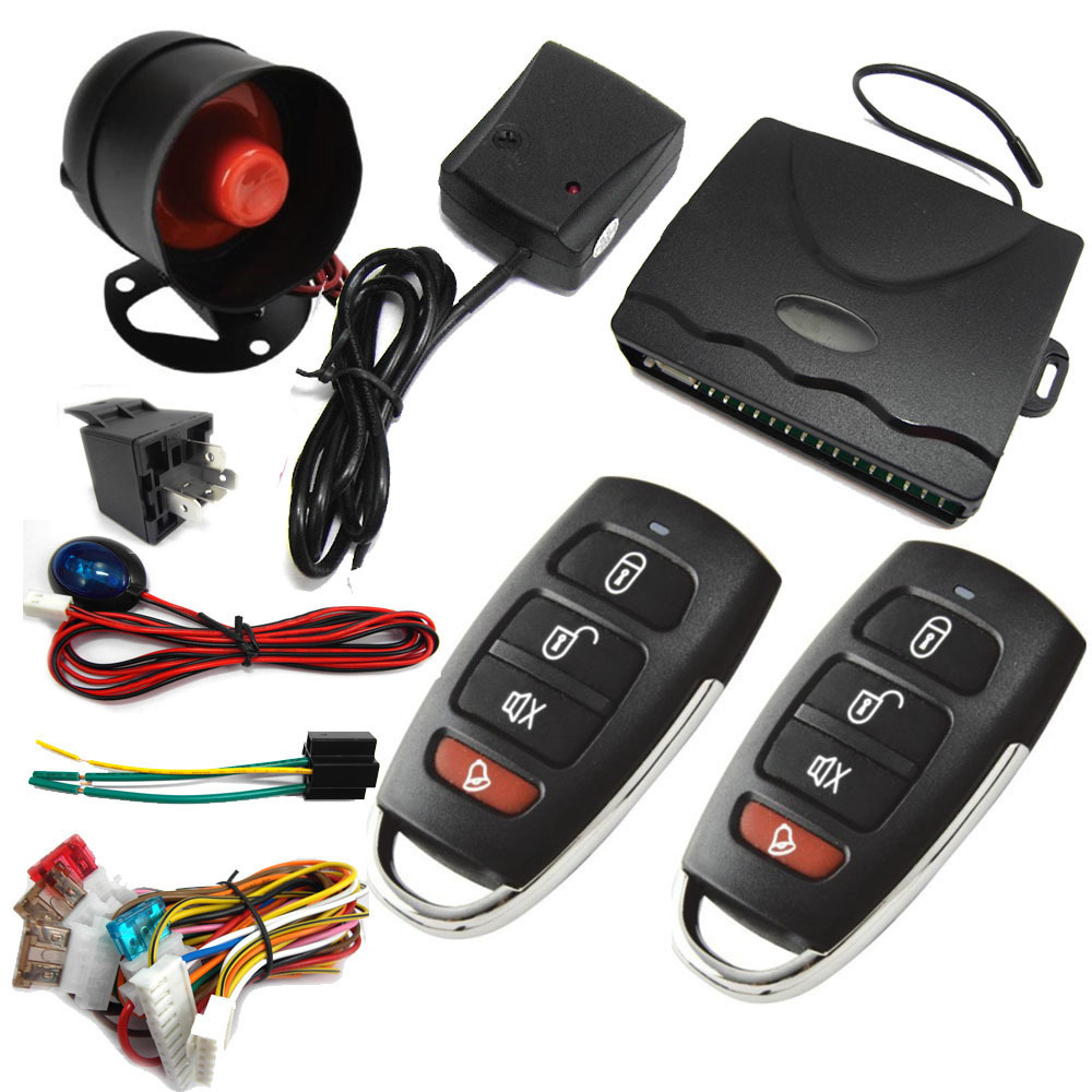 The lock-and-barrel horn remote-control lock of the 12V general-purpose car and one-way counter.