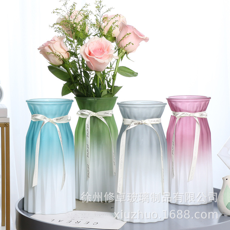 Bình thủy tinh màu sáng tạo, bàn bê thủy tinh nước ngọt nhỏ bên ngoài đĩa tiệc cưới