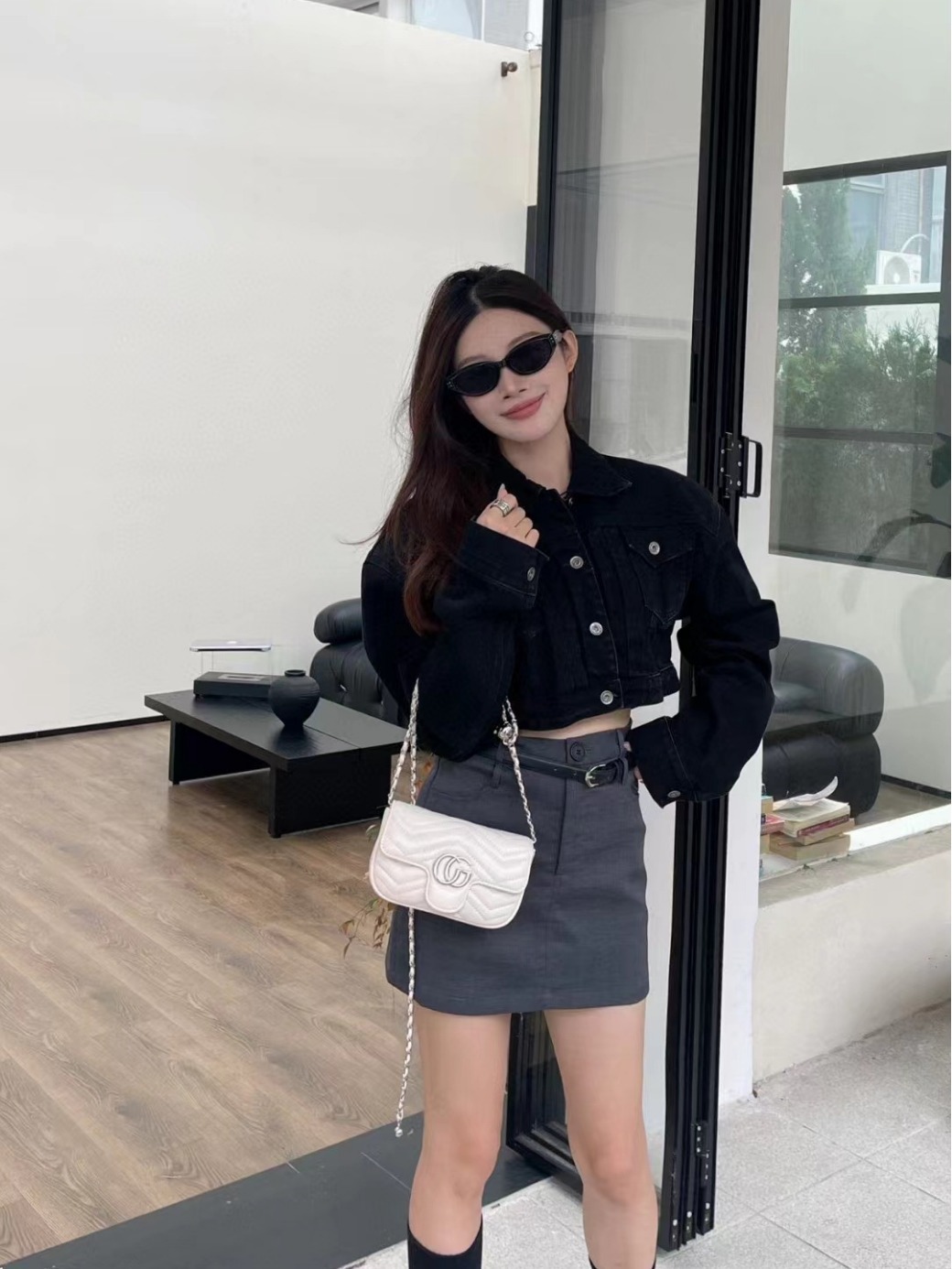Chain bag girl, 2024 summer new, small, one-shoulder-tip bag.