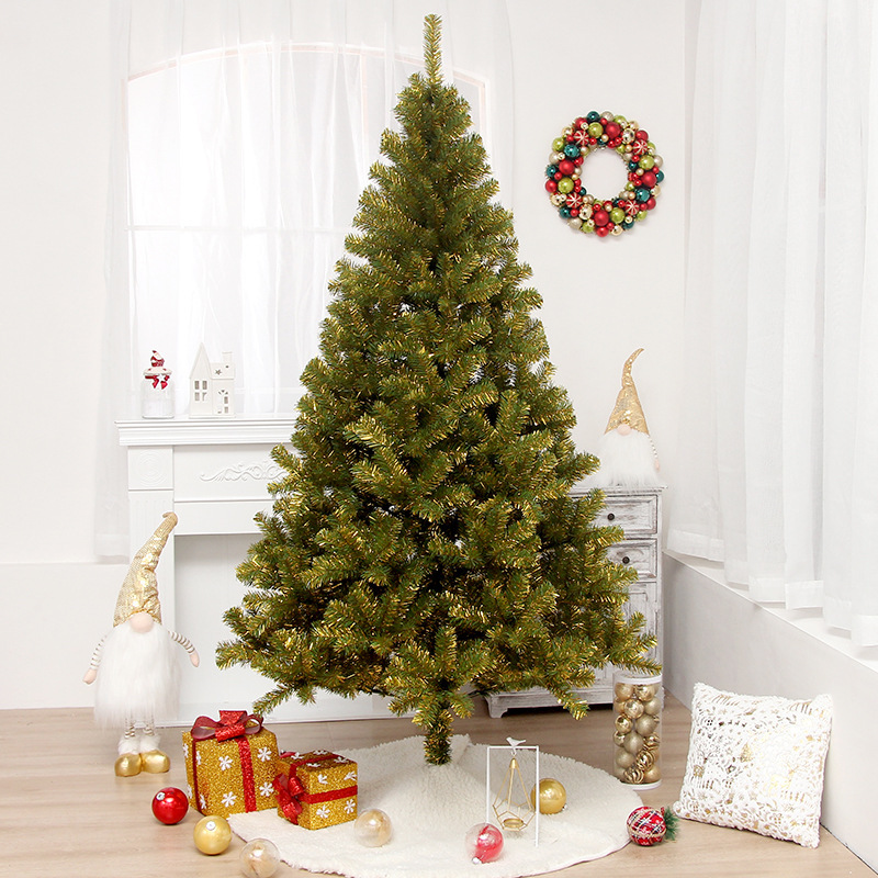 New cross-border items, Christmas decorations, skin PVC Christmas tree, hotel store Christmas set-up factory.